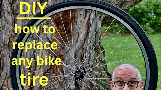 Save Money  ● How To Replace a Bicycle Tire Yourself !