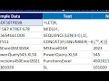Extract Text and Numbers from String in Excel with LET SEQUENCE MID CONCAT Excel Functions