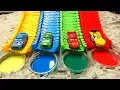 Download Lagu Learn the color with Disney Cars, colorful water for children!