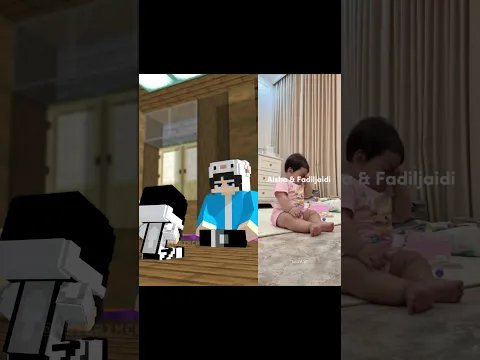 Animasi vs Original - azuya pura pura nangis #shorts #minecraft
