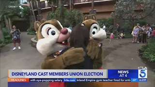 Disneyland character parade performers union voting begins at Disneyland Resort
