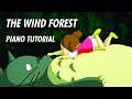 Download Lagu THE WIND FOREST (from My Neighbour Totoro) - Piano Tutorial
