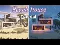 How to build Beach House minecraft tutorial