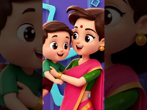 Khabdak Khabdak Ghodoba, खबडक खबडक घोडोबा, Marathi Shorts #shorts #nurseryrhymes #trending #viral
