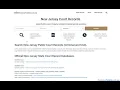 New Jersey Court Records Search Criminal Civil Divorce Public By Name and Case Online