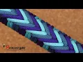 3 color ringbolt hitching - V pattern