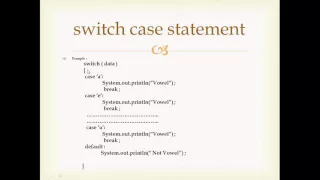 Core java tutorial part 29 switch case statement in java