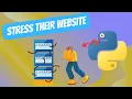 How to STRES test a website or server using Python