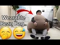 Wearable Bean Bag Allows You To Relax At Anyplace