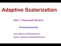 part 1 Pascoletti Serafini Scalarization