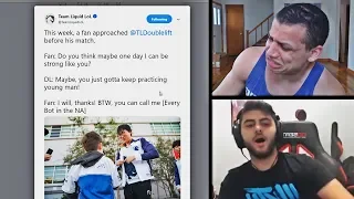 TYLER1 ALMOST BLOCKS DOUBLELIFT'S TEAM AFTER THIS TWEET | LL STYLISH GOT PING PONGED | LOL MOMENTS