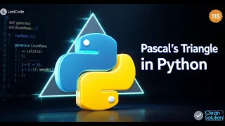 LeetCode 118 Pascal s Triangle Clean Python Walkthrough