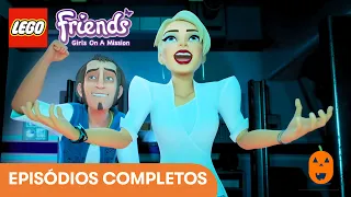 LEGO Friends: Mia Encara uma CORRIDA ARMADA! 🏁😤 Clima de Halloween | Episódios Completos | 1 Hora