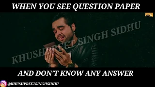 school time vs punjabi songs exam time in punjabi style and bollyood style video att video