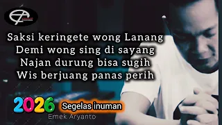 segelas inuman lagu baru 2026 emek aryanto 