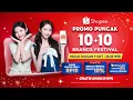 Lagu Super Brand Deals RP10 di Shopee 10.10 Brands Festival, Promo Puncak Mulai Duluan 9 Okt | 20.00 WIB!