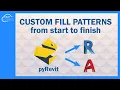 How to easily create fill patterns and pat files in Revit using pyRevit from start to finish