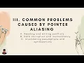 Pointer Aliasing presentation