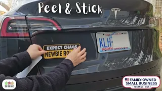 Non-Magnetic Student Driver Sticker for Car New Drivers Vehicle Safety Sign Decal 3pc Set