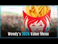 Wendy s new value menu features meals from 4 to 8