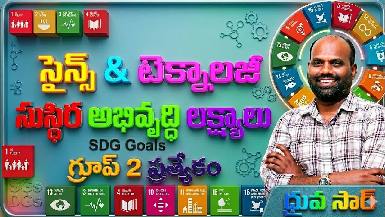 ​సుస్థిర అభివృద్ధి లక్ష్యాలు (SDG Goals) - సులభంగా గుర్తుంచుకునే కోడ్స్ | APPSC Group 2 Special