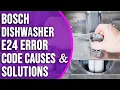 Bosch Dishwasher E24 Error Code Understanding Troubleshooting and Resolving Resolve the Error