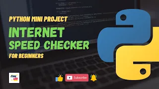 Internet Speed Checker Python Mini Project Jr Eternal