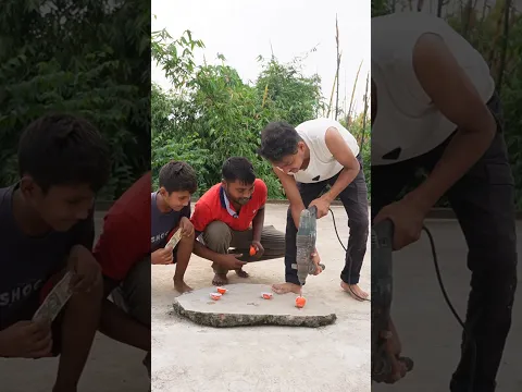 ড্রিল মেশিন নিয়ে ওপেনিং 😱| Farman Bangali #shorts