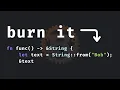 30 Dangling references disgust me in Rust