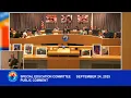 September 24 2025 - 3 30pm Special Education Committee