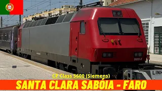 Cab Ride Santa Clara Sabóia → Faro (Linha do Sul / Linha do Algarve, Portugal, July 2026) 4K