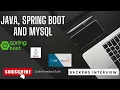 Real Java Backend Interview Experience Recording