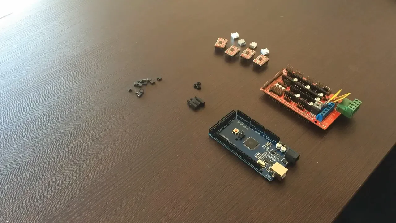 Aula 1: Arduino Mega 2560, RAMPS 1.4 e Drivers A4988
