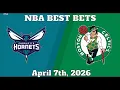 Tuesday NBA BEST Bet Hornets vs Celtics NBA Pick Prediction Today NBA Betting Tip 26