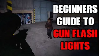 DayZ Beginners Guide To The Weapon Barrel Mounted Flashlight Torch Pistol SMGs Assault Rifles