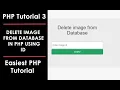 PHP Tutorial 3 How to Delete Image from Folder and Database in PHP Delete Image Tutorial of PHP
