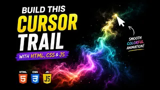 Create an INSANE Cursor Trail Animation with HTML CSS JavaScript