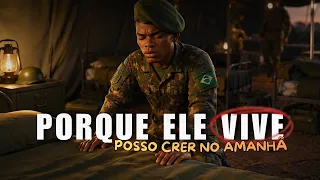 PORQUE ELE VIVE | LOUVOR EMOCIONANTE ANTIGO | HARPA CRISTÃ EM DESENHO ANIMADO