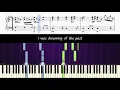John Lennon - Jealous Guy - Accurate Piano Tutorial with Sheet Music