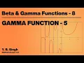 Beta Gamma Functions 8 - GAMMA FUNCTION Y B Singh KNIPSS Sultanpur