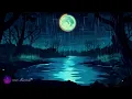 SELF LOVE Sleep Music 528Hz + Alpha Brainwave + Rain BLACK SCREEN | Stress Relief Healing Frequency