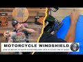 How I CUT MY Road King WINDSHIELD for the Perfect Fit - Easy DIY