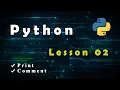 Python Sinhala Lesson 02 Print Comment