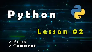 Python Sinhala Lesson 02 Print Comment