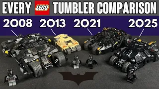COMPARISON: Every LEGO Batman TUMBLER Set (2008, 2013, 2021, 2025)