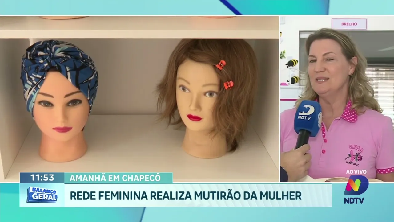 Mutirão Dia da Mulher: Rede Feminina de Combate ao Câncer em Ação