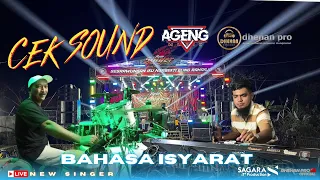cek sound ageng music bahasa isyarat