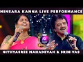 Download Lagu Minsara Kanna Live Performance | Nithyasree Mahadevan | Singer Srinivas | JFW Achievers Awards 2022