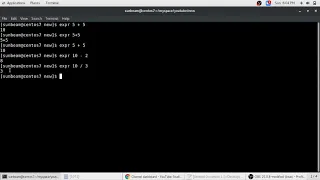 expr command in linux with practical