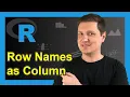 Convert Row Names into Data Frame Column in R 3 Examples row names Function dplyr data table